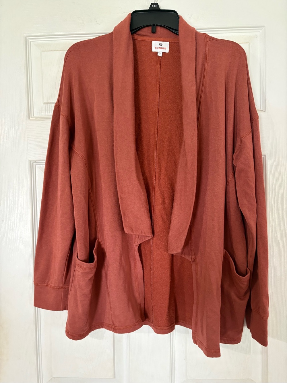Sundry Women's Rusty Rose color cardigan